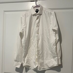 Kenneth Cole AWEARNESS Men's White Long-Sleeve Dress Shirt